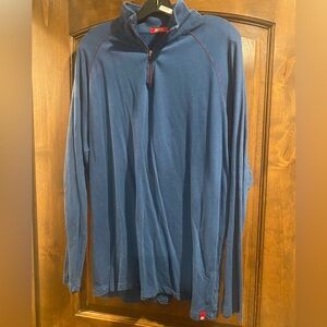 Agave Denim Blue Quarter-Zip Pullover